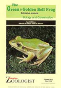 The Green and Golden Bell Frog, Litoria aurea: Biology and Conservation